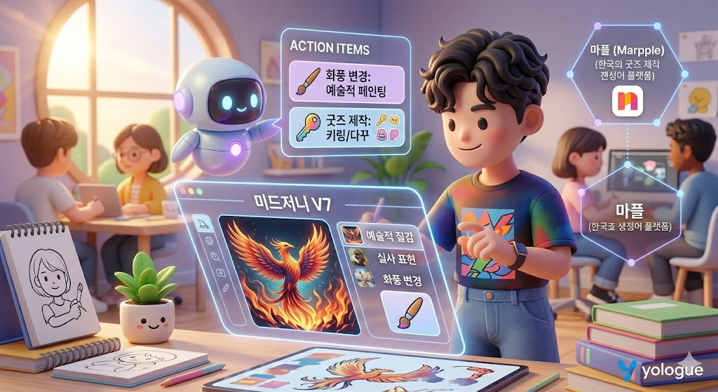 AI 이미지 생성으로 만든 귀여운 캐릭터